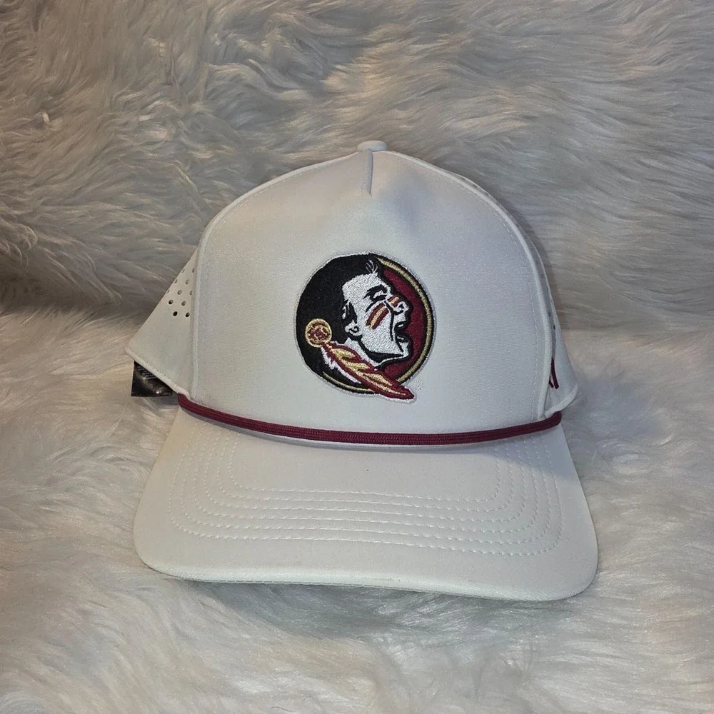 Snapback Hat 47 Brand Florida State Seminoles White Rope OSFA FSU NCAA Cap